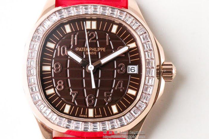 百達翡麗PATEK PHILPPE PP最新力作 原版複刻 女士腕表系列 18k玫瑰金鑲鑽 自動機械 女款手錶  wssb4048